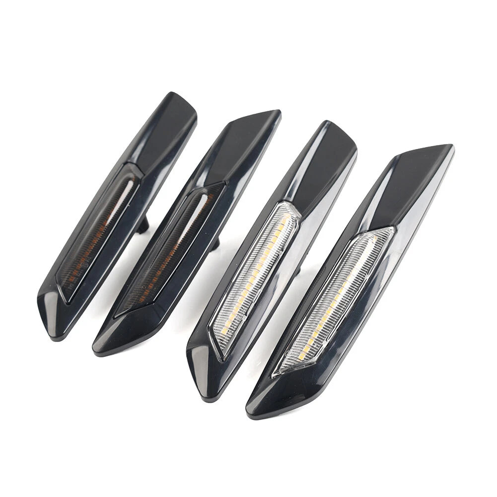 Sequential Front Fender Side Marker LED Lights for BMW 1 3 5 Series (2006-2013)