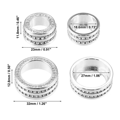 AC & Rear View Mirror Adjust Knob Cover Ring for Toyota Corolla (2003-2008)