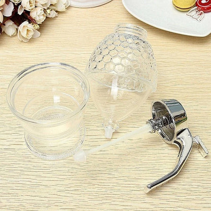 200ML Honey Dispenser with Stand for Easy Pouring