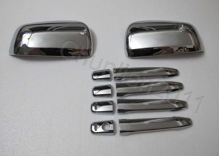 Side Mirror Door Handle Cover Trim for Mitsubishi Lancer EX (2008-2015)