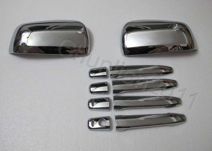 Side Mirror Door Handle Cover Trim for Mitsubishi Lancer EX (2008-2015)