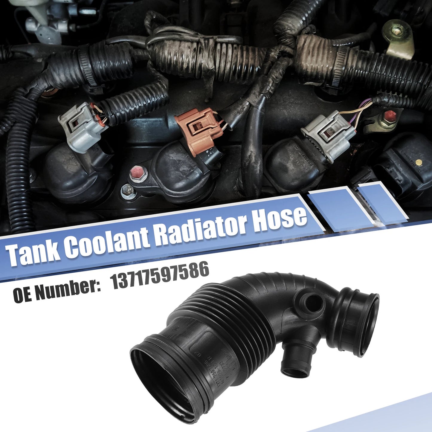 Heater Hose Radiator Expansion Tank Pipe for BMW F31 316i (2012-2019)