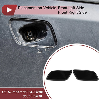 Front Bumper Headlight Washer Nozzle Cover Cap for Toyota Aqua