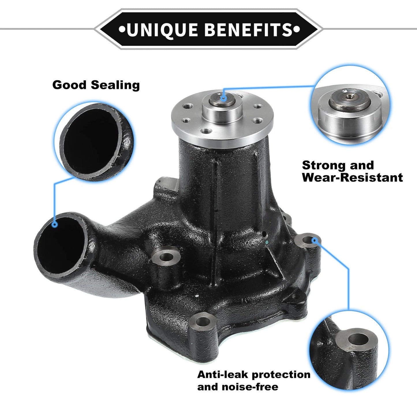 Water Pump for Hitachi EX200-5 Isuzu 6BG1