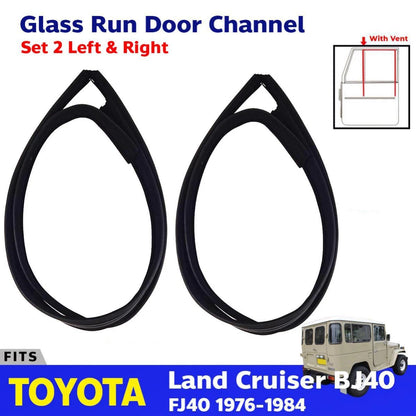 Front Glass Run Channel Seal Belt Vent Fit 1976-84 Toyota Land Cruiser FJ40 FJ55
