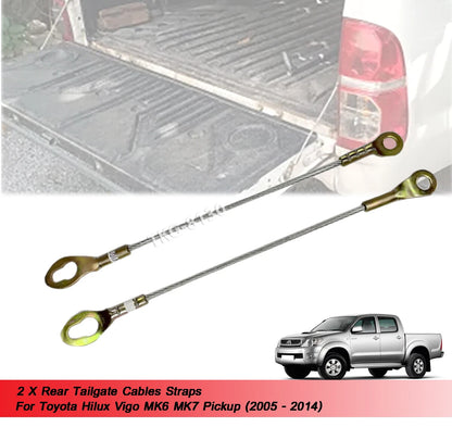 Tailgate Cables 2 x for Toyota Hilux Vigo (2005-2014)