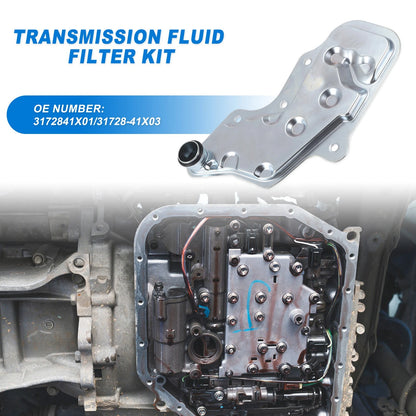 Transmission Fluid Filter Oil Pan for Nissan (2000-2006)