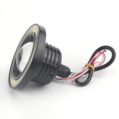 2 x 3" LED Fog Lights Round White COB Angel Eyes Halo DRL for Car Truck