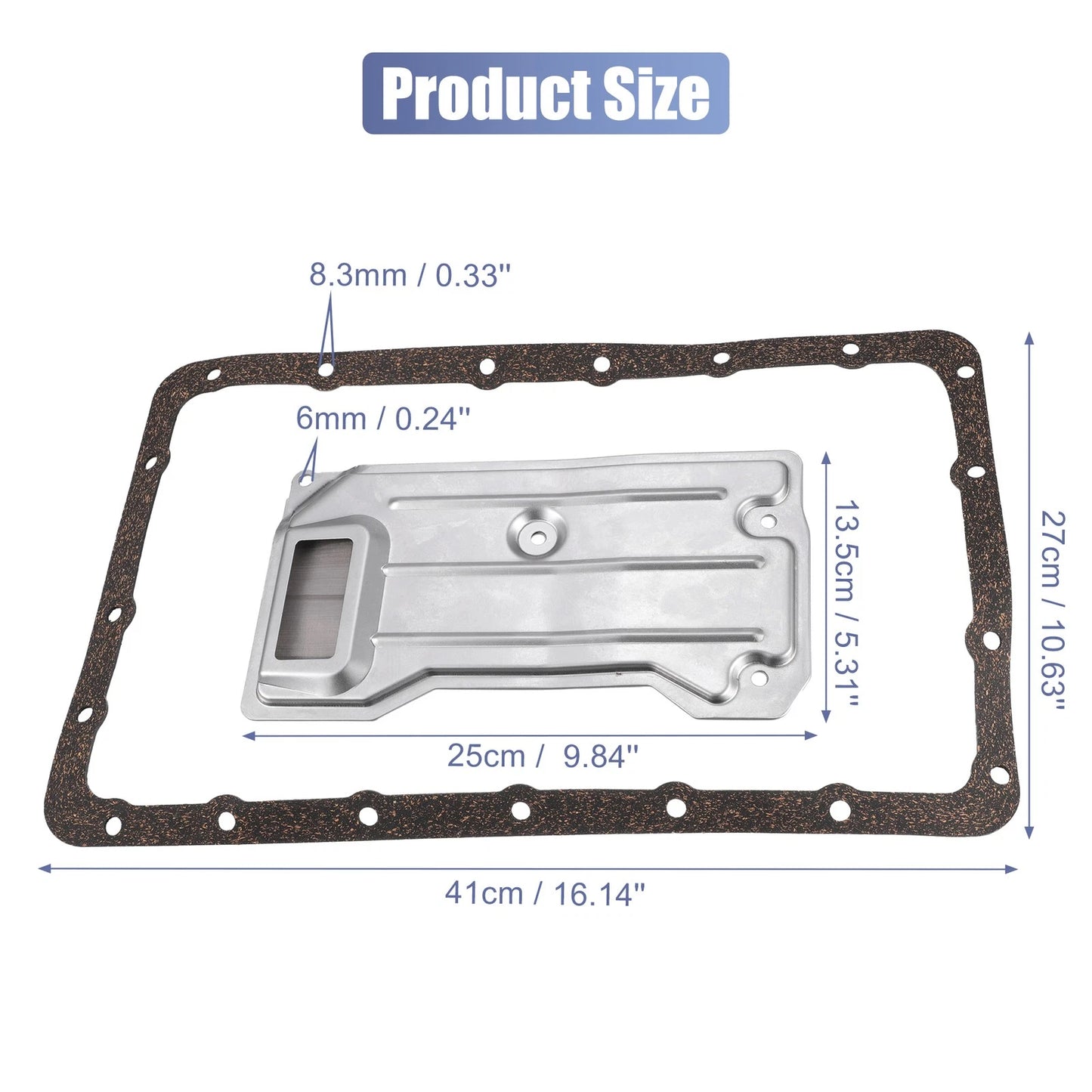 Transmission Filter & Oil Pan Gasket Set for Jeep Cherokee (1984-2001)