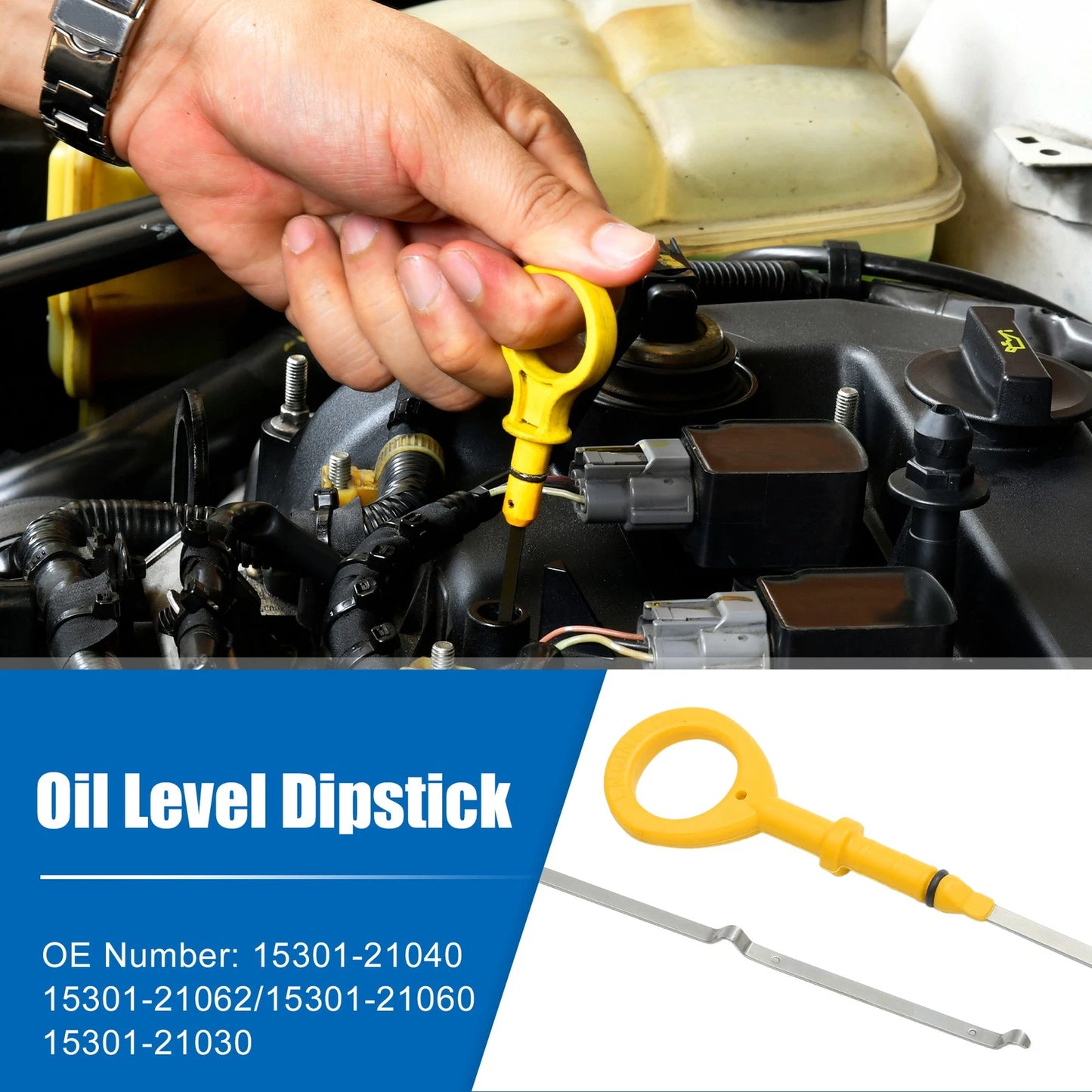 Engine Oil Dipstick for Toyota Yaris L LE SE 1.5L L4 (2006-2020)
