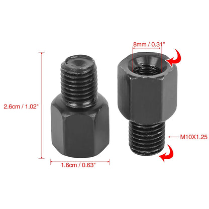 5pcs / 8mm / Rearview Mirrors Adapter Bolt Screw for Make Model