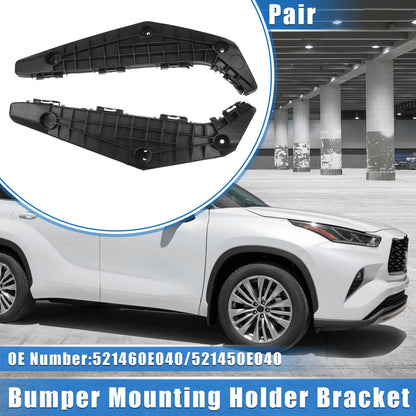 1x Pair Left Right Bumper Mounting Bracket for Toyota Highlander (2011–2013)