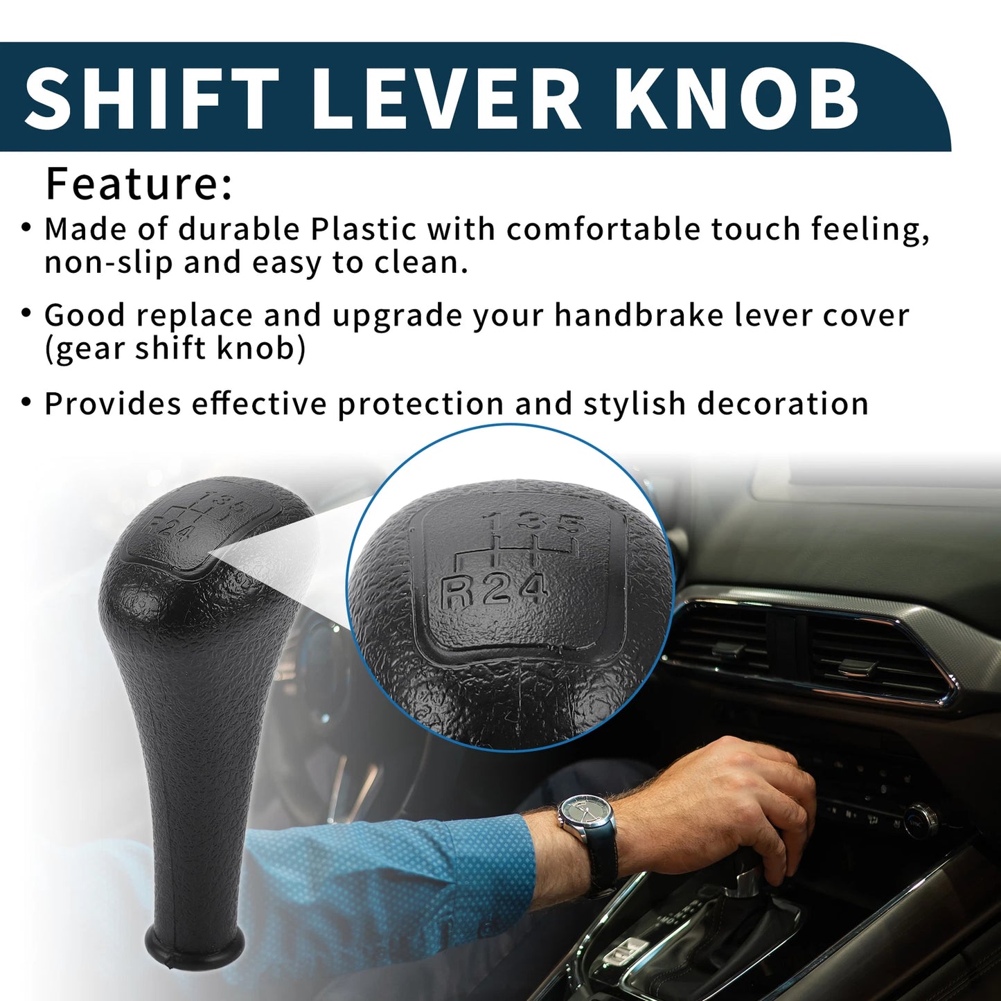 5 Speed Manual Gear Shifter Knob for Mercedes-Benz E-Class (1994)