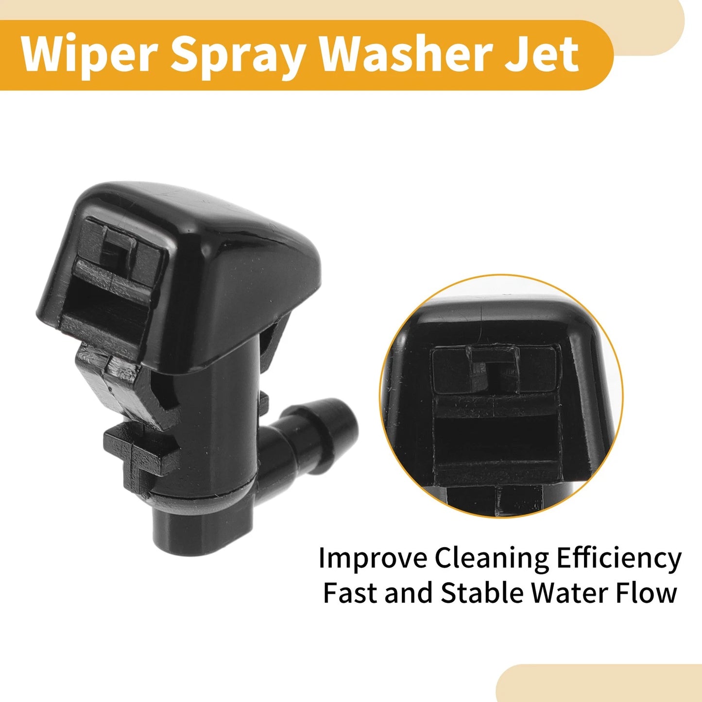 1 Set Windshield Washer Nozzle Kit for Chevrolet Malibu (2008 - 2012)