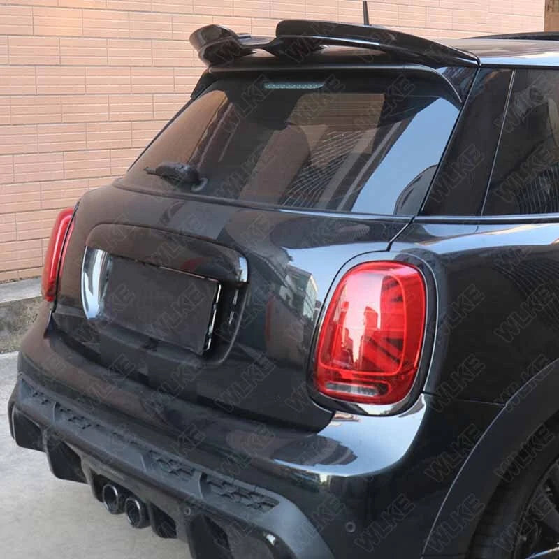 Real Carbon Fiber Add-on Rear Roof Spoiler Wings for Mini Cooper F55 F56 S JCW