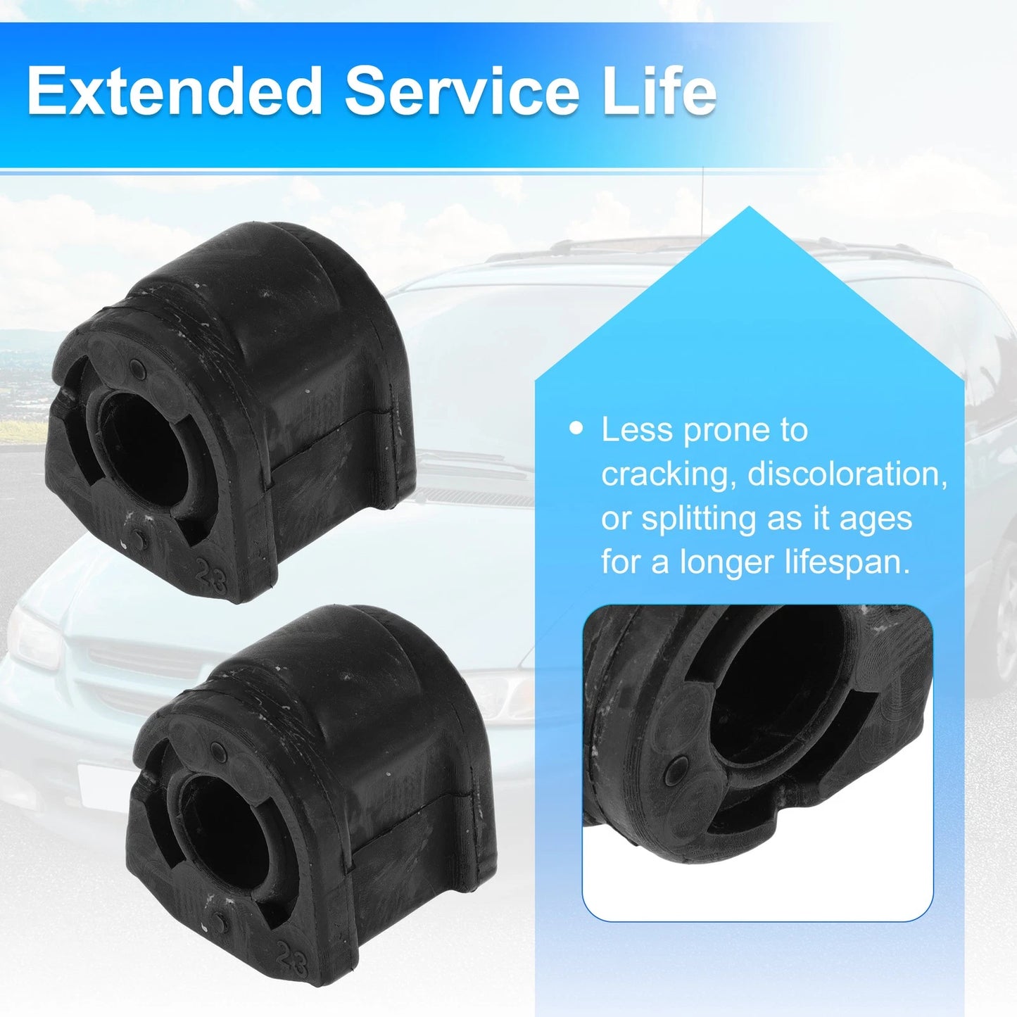 Stabilizer Sway Bar Bushing for Subaru Crosstrek (2016-2019) Black