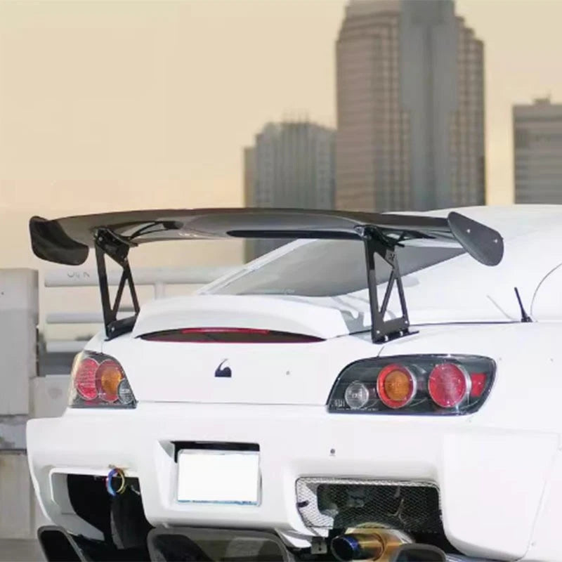 Real Carbon Fiber Rear Spoiler Trunk Wings for Honda S2000 2000-2009