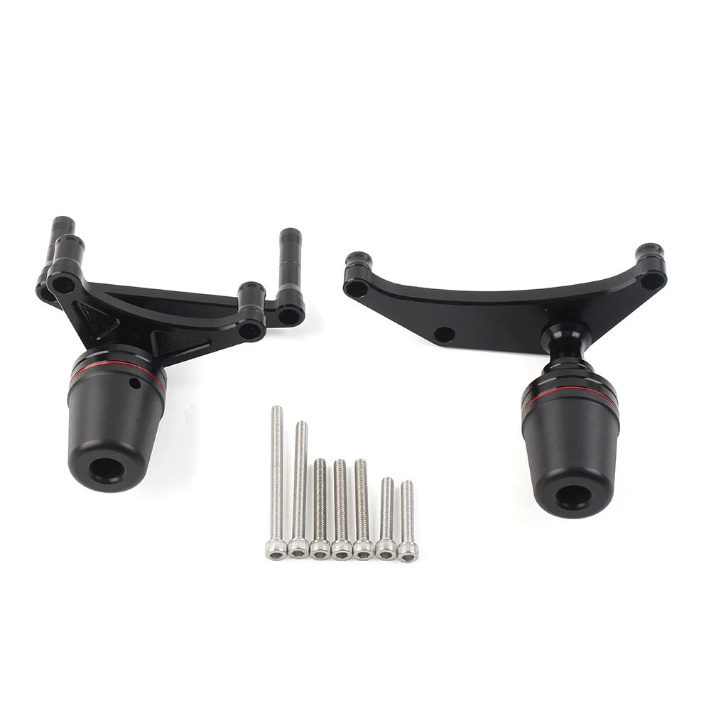 Black Frame Sliders Crash Protectors for Ducati Panigale V4 (2018-2019)
