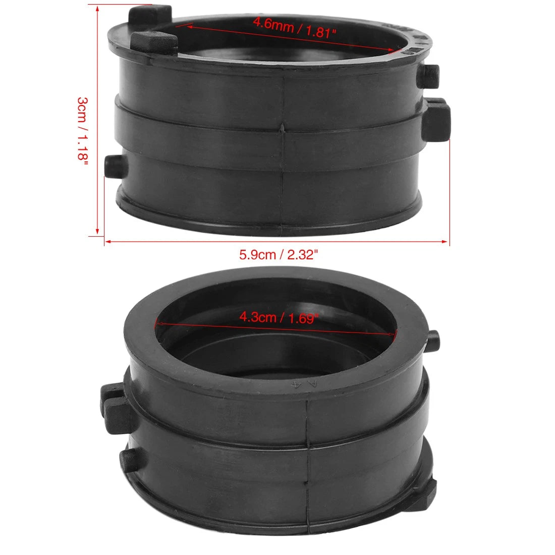 4 x Carburetor Intake Manifold Boots Connectors for Honda CBR900RR (1992–1995)