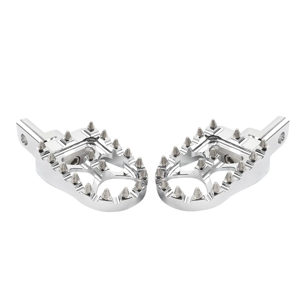 MX Style Foot Pegs for Harley Sportster XL1200 883 Chrome (2004-2023)