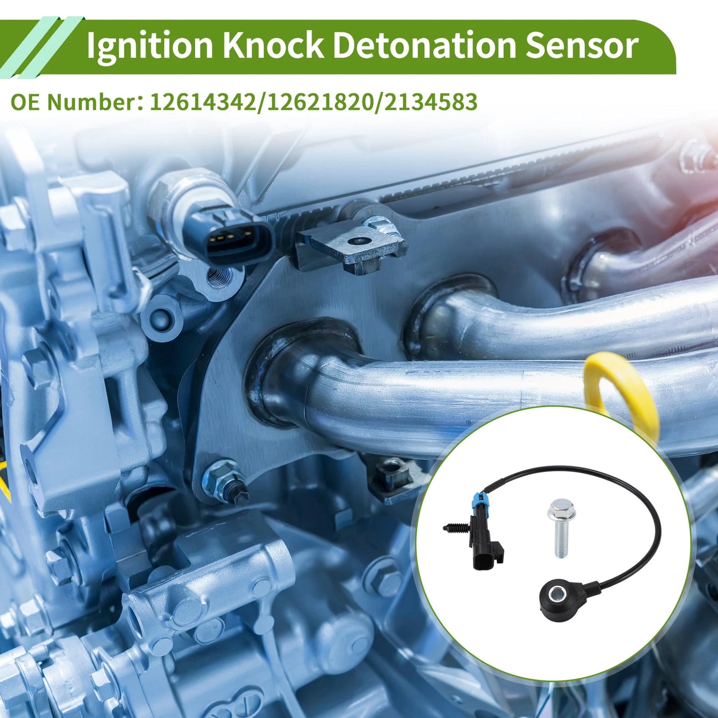 1 Pc Ignition Knock Detonation Sensor for Chevrolet Cobalt (2009-2010)