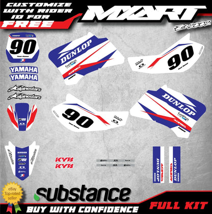 Custom Graphic Kit FORCE STYLE for Yamaha TTR 90