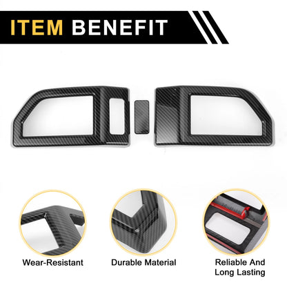Carbon Fiber Pattern Air Vent Cover Set for Ford F-150 (2015-2020)