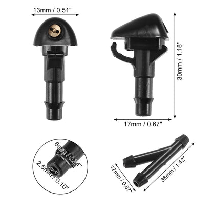 Windshield Wiper Washer Nozzle Spray Jet for Nissan Frontier (2005-2023)