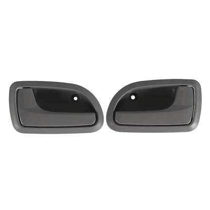 Gray Inside Door Handle Pair for Kia Picanto Morning (2008-2010)