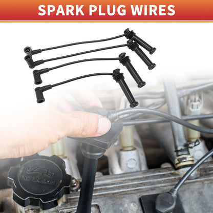 4 x Spark Plug Wire Ignition Coil Cables for Ford Ranger L4 2.3L (2001-2007)