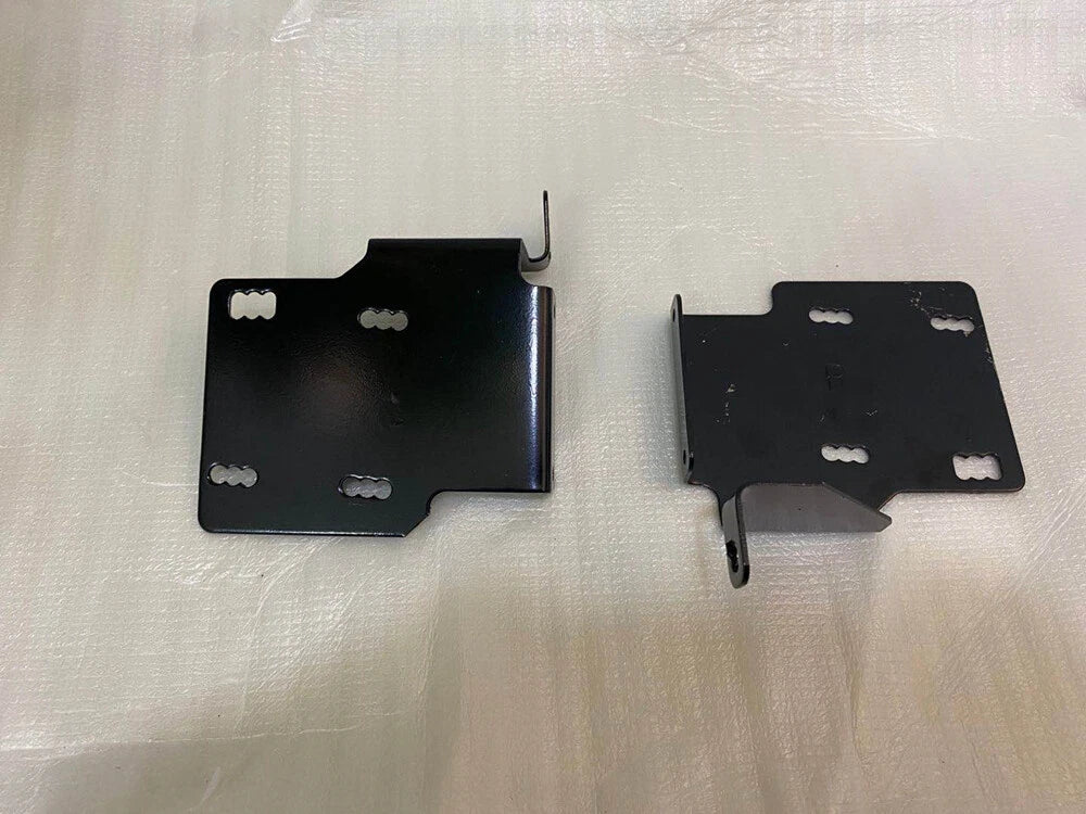 2 x Din Center Dash Nav Head Unit Fascia Panel Set for Land Rover Defender