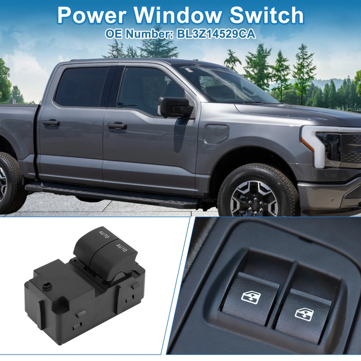 Power Window Switch for Ford F-150 2011-2020 (2011-2020)