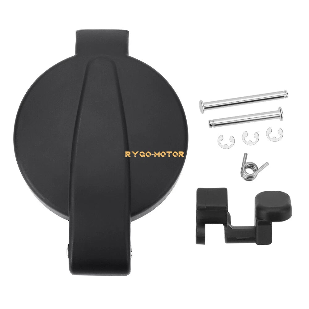 Matte Black Fuel Cap with Latch for Honda CB, CL, SL Models (1969–1976)