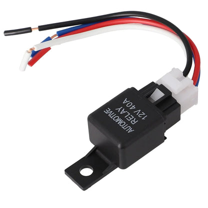 4 Pin SPST Relay with Cable for Automotive/Boat/Bike 12V 40A