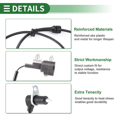 ABS Wheel Speed Sensor for Infiniti QX4 Front Right