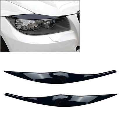 Headlight Eyelid Cover  Bright Black for BMW 3 Series E90 E91 (2006-2011)