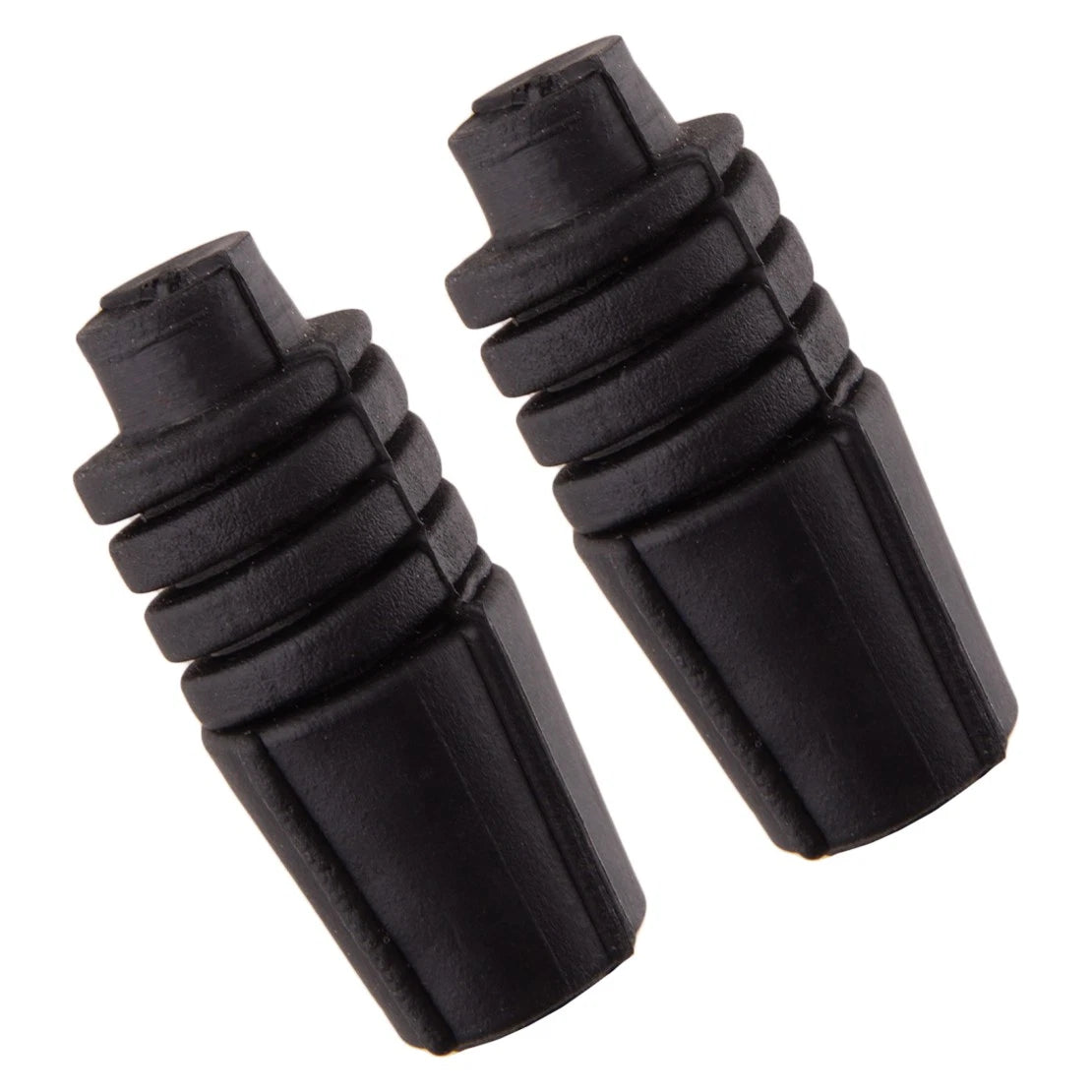 2 x Black Rubber Engine Hood Bumper Stops for Honda
