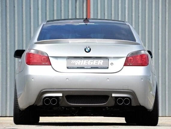 Rear Bumper Diffuser for BMW E60 M5 Gloss Black (2003-2010)