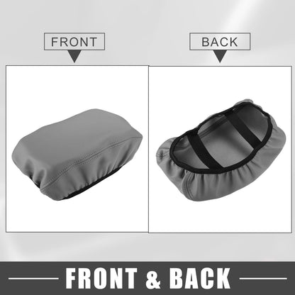 Arm Rest Box Cover for Subaru Forester (2019-2023) Faux Leather Gray