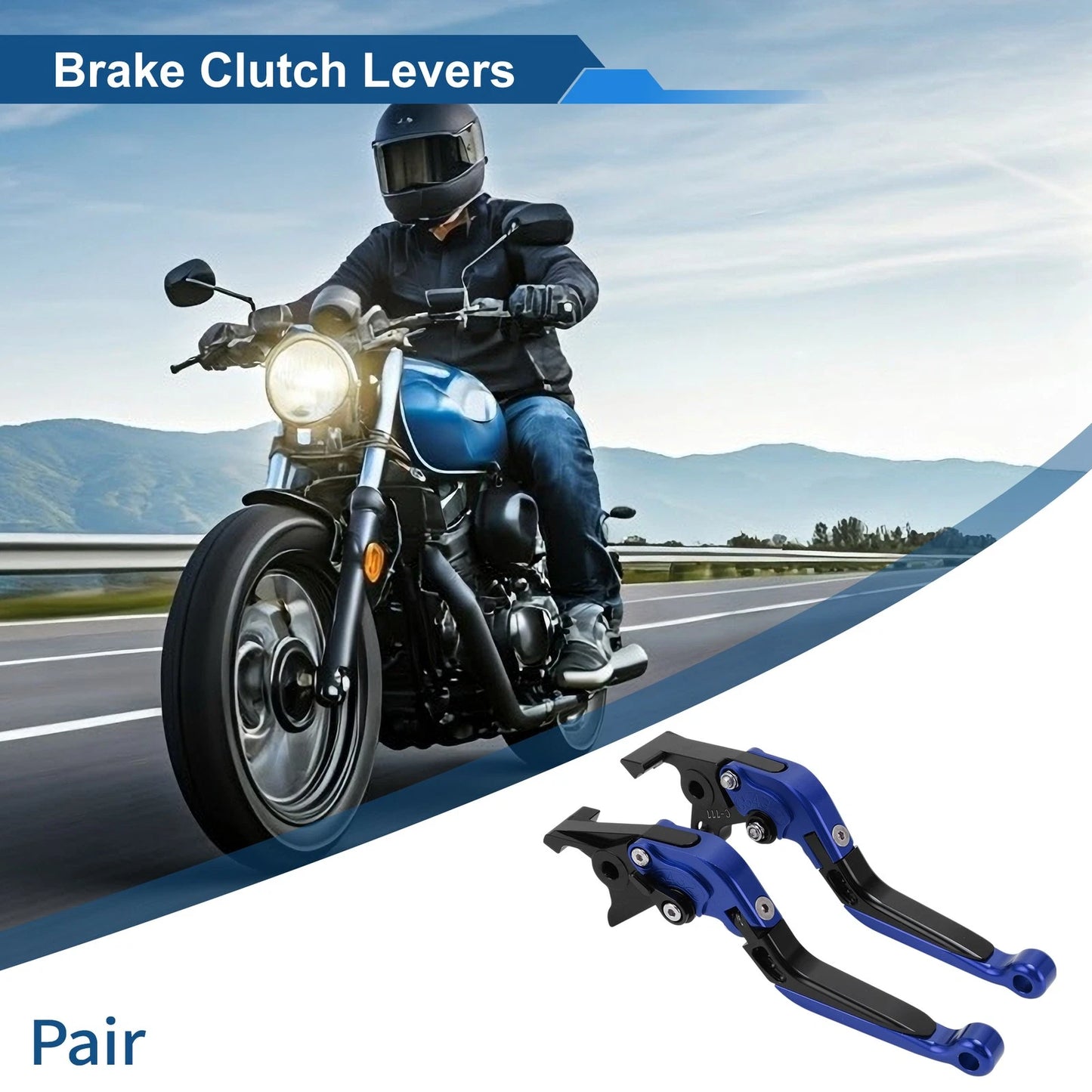 Adjustable Short Long Brake Clutch Lever for Kawasaki ZX7R/ZX7RR (1989–2003)