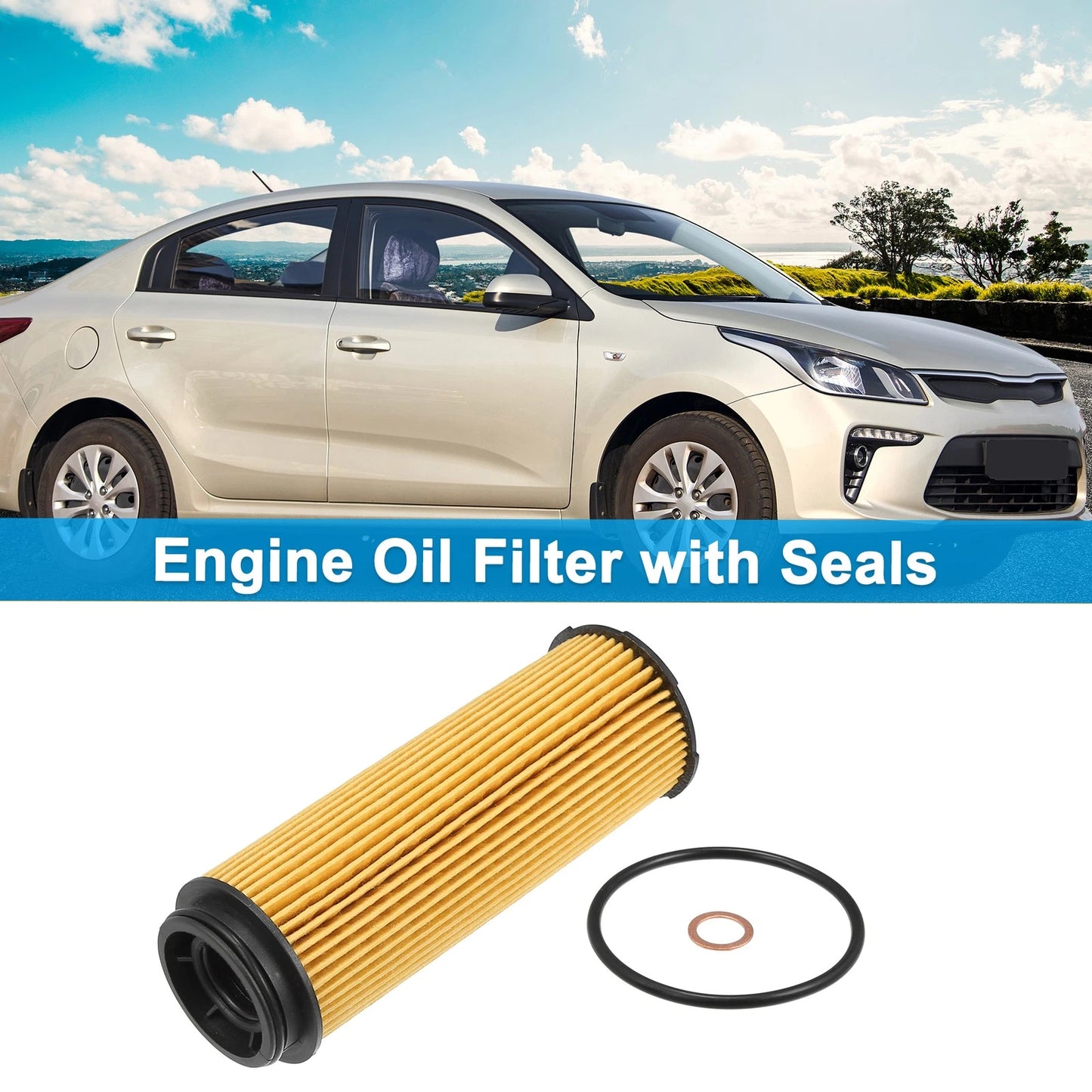 Oil Filter for BMW 740i Base 3.0L (2016-2023)