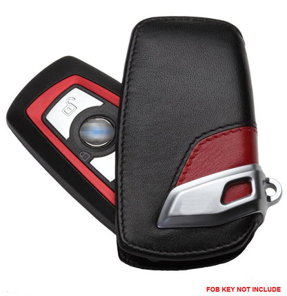 Leather Remote FOB Key Cover Keyless Bag fit for BMW 1 3 4 5 6 X1 X3 Series