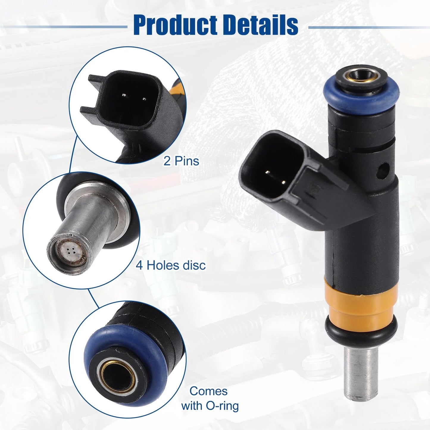 Fuel Injector Nozzle for Dodge Charger 5.7L (2006-2018) - 2 x Replacement Nozzles