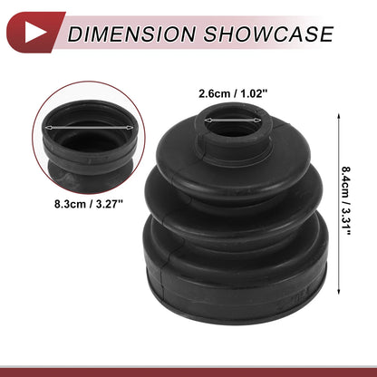 Inner CV Joint Boot Kit w/ Clamps for Mitsubishi Montero (2001-2006)