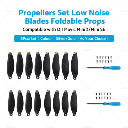 Low Noise Foldable Propellers for DJI Mavic Mini 2/Mini SE (2020-2023)