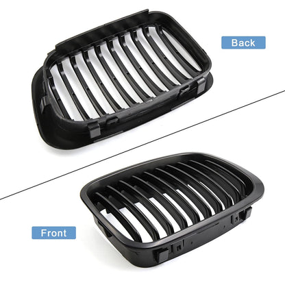 Matte Black Front Upper Kidney Grille for BMW 325i 330i (2006-2013)