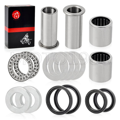 Swing Arm Bearings Seals Rebuild Kit for Suzuki RM125/RM250/RMZ250/RMZ450 96-08