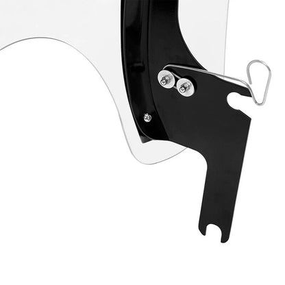 Black/Chrome Windshield Bracket Mount for Harley Touring Road King (1994-2025)