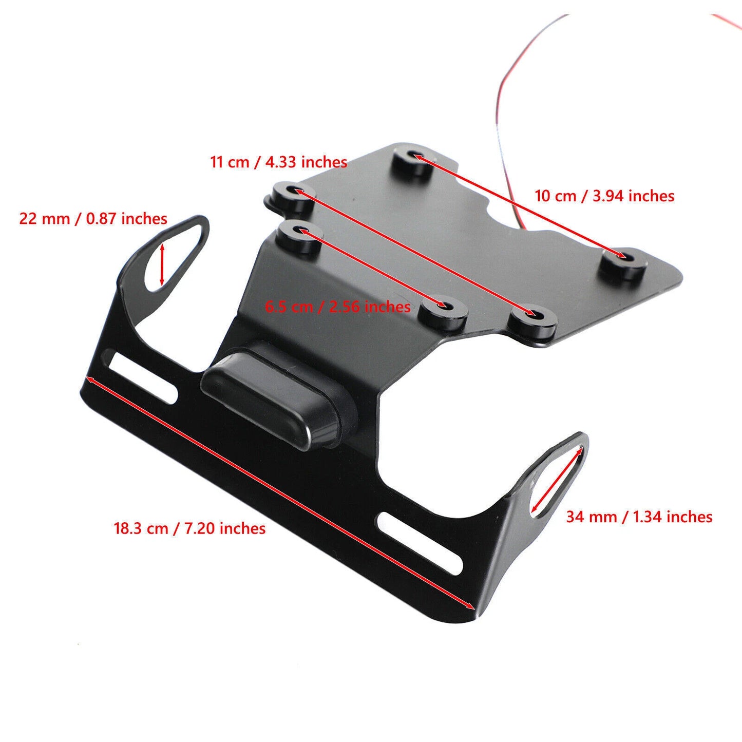 License Plate Holder for Yamaha Tenere 700 XTZ700 / Rally (2019-2022)