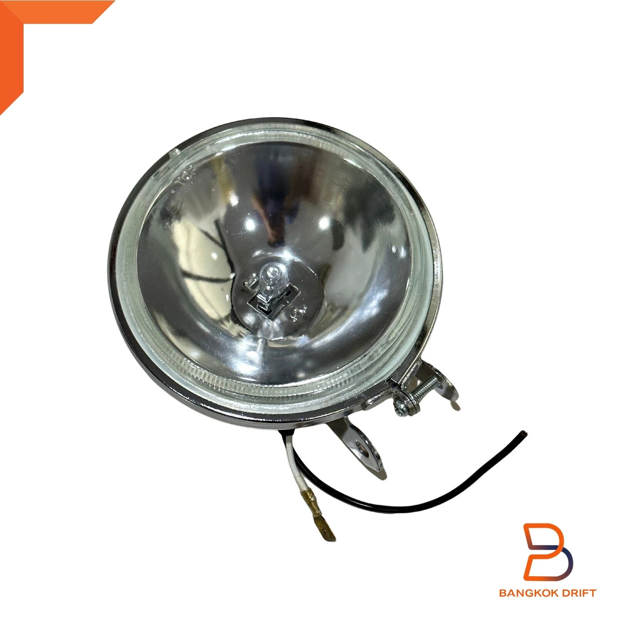 4" Denji Clear Lens Fog Light for Universal Auxiliary Driving Lamp H3 55W
